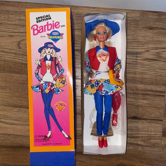 Barbie - 1992 Vintage KRAFT Treasures  Doll Never Removed - Picture 1 of 16